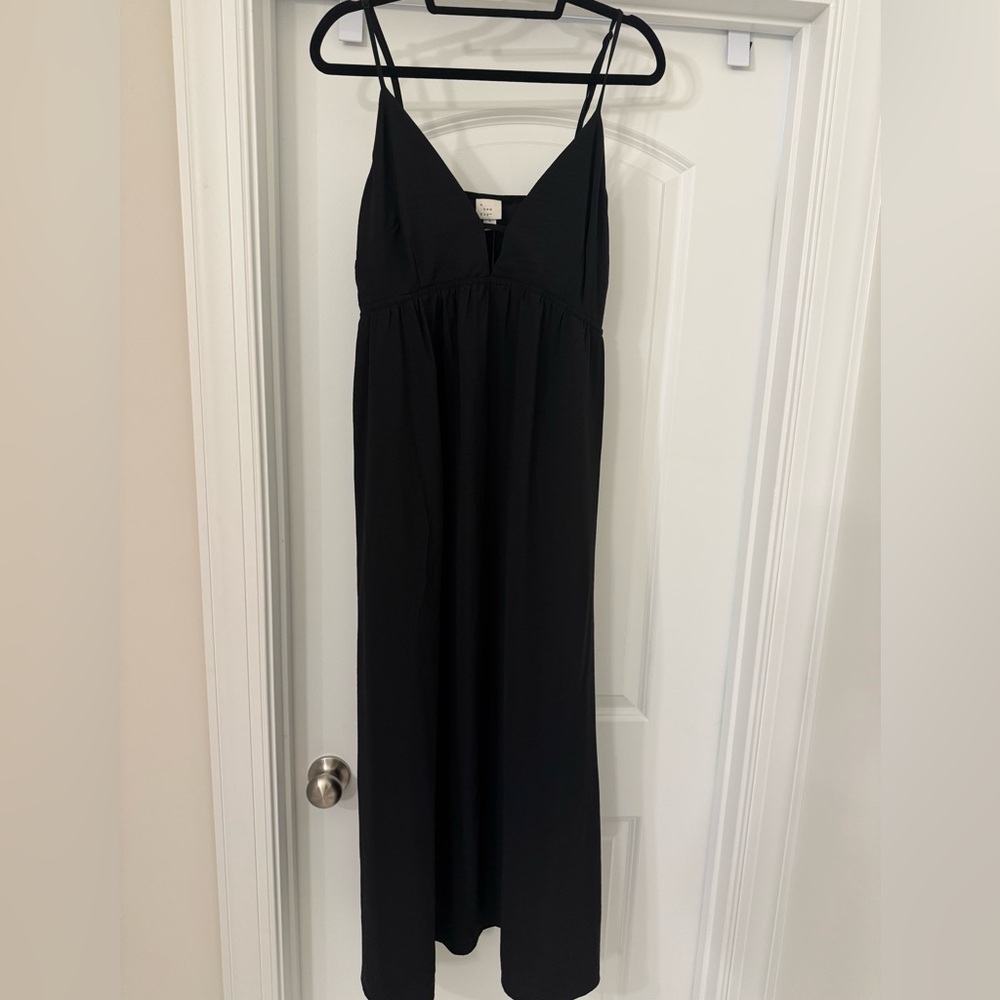 A New Day Black Gathered Dress